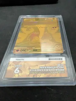 Pokemon TCG Phantasmal Flames Mega Charizard X ex Gold 130/094 ACE 9 - Image 3