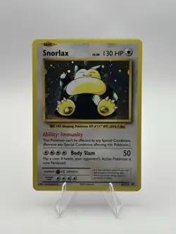 Snorlax XY179 X&Y Black Star Promos Cosmos Holo Pokemon Trading CG 2016 LP - Image 1