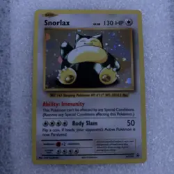 Pokemon TCG Snorlax XY179 Holo Promo Card - Image 1