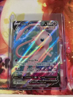 Pokemon Mew v TCG Full Art Holo Card 250/264 Fusion Strike Ultra Rare - Image 1