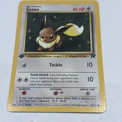 1st edition 1999 Pokemon Jungle #55/82 EEVEE - Image 1