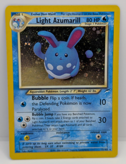 Light Azumarill 13/105 Neo Destiny Holo LP Pokemon - Image 1