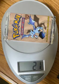 1999 Pokemon Fossil TCG Booster Pack Aerodactyl Art Factory Sealed - Image 3