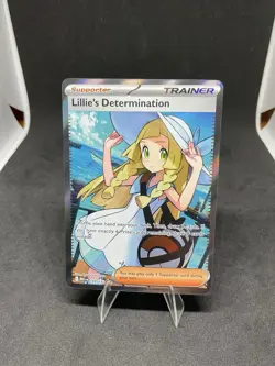 Lillie's Determination 169/132 Me01: Mega Evolution Holo Pokemon - Image 1