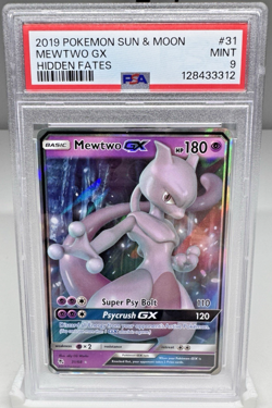 Mewtwo GX #31 - Hidden Fates 2019 PSA 9 Mint Holo Pokemon TCG - Image 1