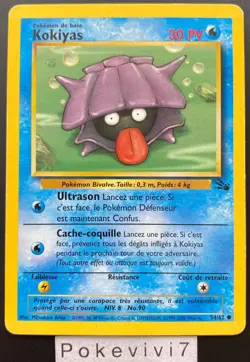 Carte Pokemon KOKIYAS 54/62 Commune FOSSILE EDITION 2 Wizards FR OCCASION - Image 1