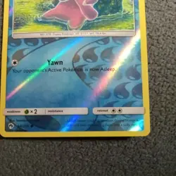 Pokemon TCG Slowpoke 54/214 Lost Thunder Reverse Holo Common NM - Image 2