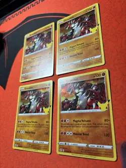 (4) Groudon 017/025 25th Anniversary Celebrations Pokemon TGC Holo Rare NM+ - Image 2