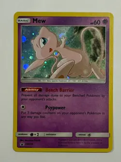 Pokemon TCG Mew SM215 Cosmos Holo Promo Sun & Moon Promos - Image 1