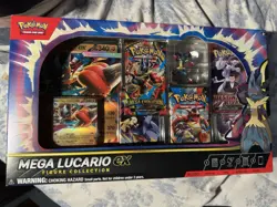 Pokemon TCG: Mega Lucario ex Premium Figure Collection Box - Factory Sealed - Image 1