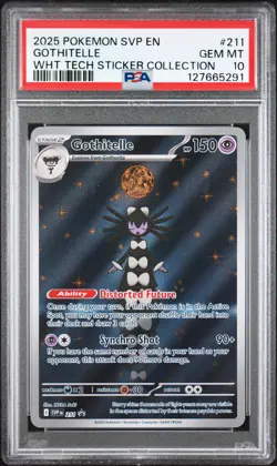 2025 POKEMON SVP EN-SV BLACK STAR PROMO #211 GOTHITELLE PSA 10 - Image 1
