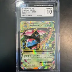 Pokemon 2016 M Venusaur EX Evolutions 2/108 CGC 10 - Image 1