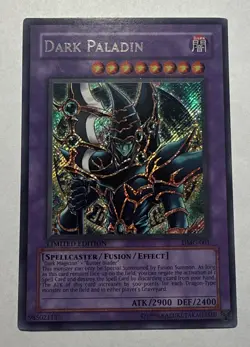 Yugioh! Dark Paladin - DMG-001 - Secret Rare - Limited Edition Lightly Played + - Image 1