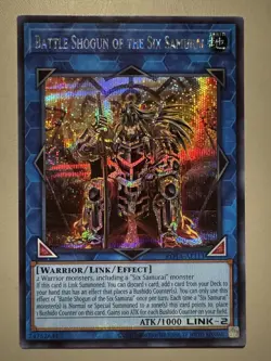 YUGIOH BATTLE SHOGUN OF THE SIX SAMURAI ASIA ENGLISH ROTA-AE111 SECRET RARE - Image 1