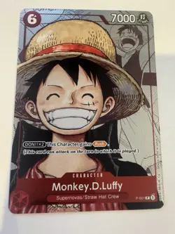 Monkey D. Luffy - P-001 25th Anniversary Collection English - Image 1