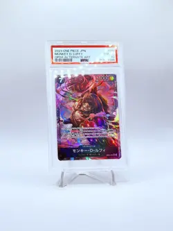Monkey D. Luffy OP04-090 JP One Piece Kingdom/Intrigue Alt Art PSA 10 GEM MINT - Image 1
