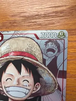 One Piece TCG 25th Premium Collection Alt Art Monkey.D.Luffy P-001 Promo Card NM - Image 2