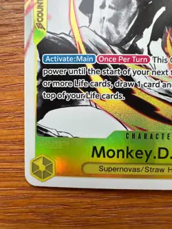 Monkey.D.Luffy (Parallel) ST13-015 SR Ultra Deck: The Three Brothers Foil NM - Image 4