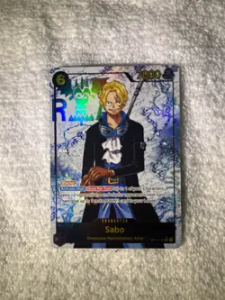One Piece Sabo (OP13-120/177) OP13 Carrying On His Will NM FOIL- Parallel - Image 1