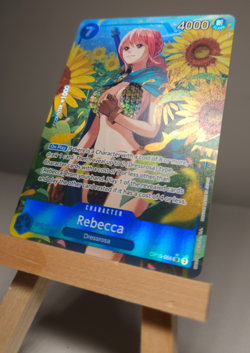 One Piece TCG Royal Blood OP-10 - Rebecca SR Alt Art Parallel OP10-058 - Image 2