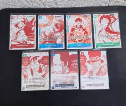 One Piece TCG 3rd Anniversary Treasure Campaign - Set alle 7 Karten - English - Image 1