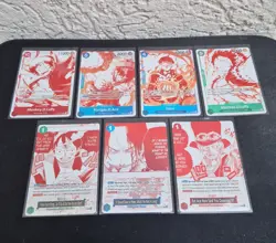 One Piece TCG 3rd Anniversary Treasure Campaign - Set alle 7 Karten - English - Image 2