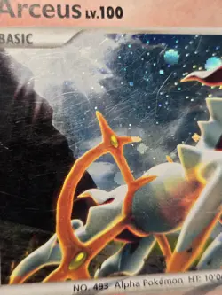 Pokemon TCG Arceus AR3 2009 Platinum Arceus Holo Rare Card - HP - Image 3