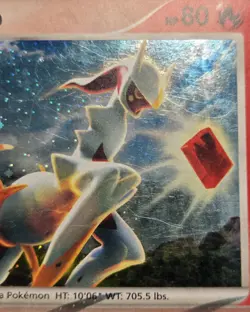 Pokemon TCG Arceus AR3 2009 Platinum Arceus Holo Rare Card - HP - Image 4