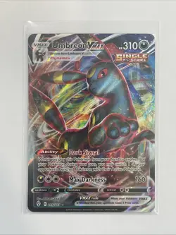 Pokemon TCG Evolving Skies Umbreon VMAX Full Art Ultra Rare Holo Card 095/203 - Image 1