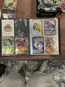 Pokemon TCG Mixed Lot GX EX V Foil Cards Celebrations Binders Tins - Image 3