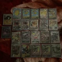 Pikachu , Snorlax , V , Vmax Pokemon Cards Lot 22 Cards - Image 2