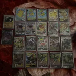 Pikachu , Snorlax , V , Vmax Pokemon Cards Lot 22 Cards - Image 3