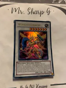 WERKZEUGDRACHE - LIMITIERTE AUFLAGE AC11-DE015 DE Yu Gi Oh! CARD ULTRA RARE - Image 4