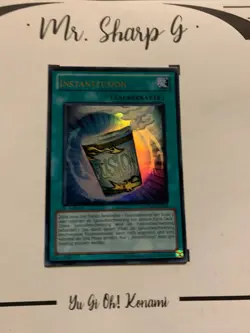 INSTANTFUSION - 1. AUFLAGE RYMP-DE028 DEUTSC Yu Gi Oh! CARD ULTRA RARE HOLO - Image 2