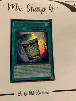 INSTANTFUSION - 1. AUFLAGE RYMP-DE028 DEUTSC Yu Gi Oh! CARD ULTRA RARE HOLO - Image 3