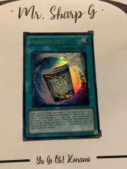 INSTANTFUSION - 1. AUFLAGE RYMP-DE028 DEUTSC Yu Gi Oh! CARD ULTRA RARE HOLO - Image 4