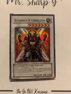 SCIABOLA-X URBELLUM - 1a EDIZIONE 5DS2-IT043 ITALIAN Yu-Gi-Oh! CARD SUPER RARE - Image 3