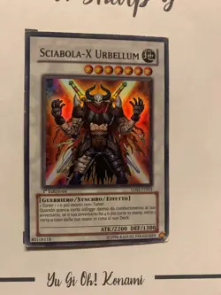 SCIABOLA-X URBELLUM - 1a EDIZIONE 5DS2-IT043 ITALIAN Yu-Gi-Oh! CARD SUPER RARE - Image 4