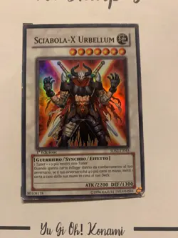 SCIABOLA-X URBELLUM - 1a EDIZIONE 5DS2-IT043 ITALIAN Yu-Gi-Oh! CARD SUPER RARE - Image 5