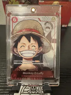 Monkey.D.Luffy (Alternate Art) P-001 One Piece Promotion Cards Foil - Image 1