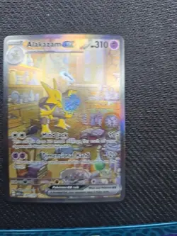 Pokemon TCG Alakazam EX 151 Holo Card Scarlet & Violet 201/165 - Image 1