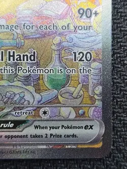 Pokemon TCG Alakazam EX 151 Holo Card Scarlet & Violet 201/165 - Image 2