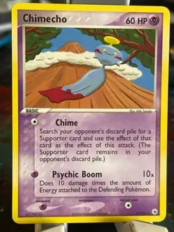 POKEMON CHIMECHO 17/101 COMMON EX HIDDEN LEGENDS LP CARD - Image 1