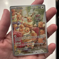 Pokemon Twilight Masquerade Eevee TCG Illustration Card #188/167 - Image 1