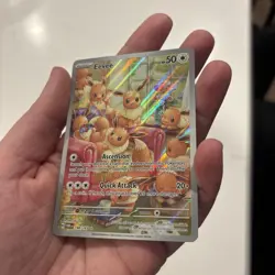 Pokemon Twilight Masquerade Eevee TCG Illustration Card #188/167 - Image 3