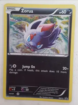 Zorua Pokemon Card BW12 Holo Rare Black and White Promo 2011 - Image 1