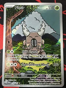Pinsir 168/167 SV06: Twilight Masquerade Illustration Rare Pokemon Card NM++ - Image 1