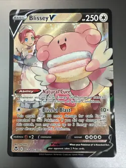Blissey V TG22/TG30 Silver Tempest 2022 Trainer Gallery Pokemon TCG Card NM - Image 1