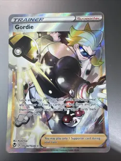 Gordie TG24/TG30 Silver Tempest Full Art Ultra Rare Holo Pokemon Card NM - Image 1