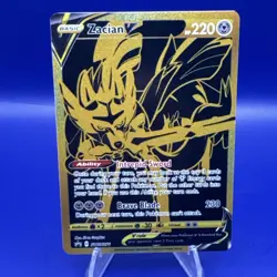 Zacian V SWSH076 Sword & Shield Black Star Promo Pokemon Card - Image 1